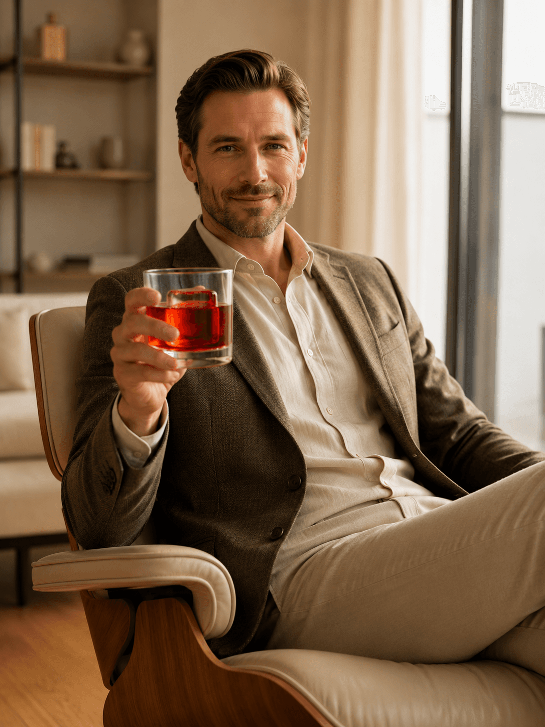 Man Drinking